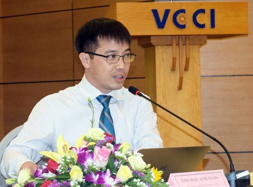 Mr. Dau Anh Tuan, the Director General of the Legal Department of VCCI, Director of Project of Business voice enhancement in Economic Restructuring (under Aus4Reform) 