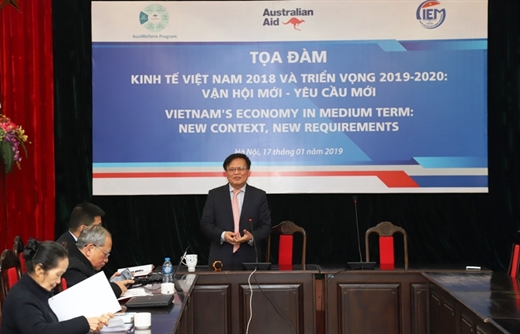 Buổi tọa đàm: Kinh tế Việt Nam 2018 và triển vọng 2019-2020: Vận hội mới – Yêu cầu mới. 