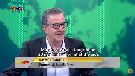 Raymond Mallon, Advisor of Australia supports Vietnam's economic reform Program (Aus4Reform Program)