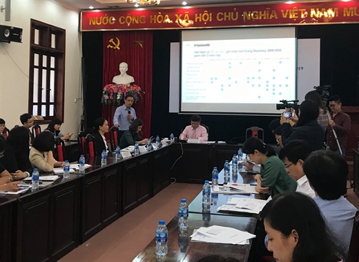 Ông Đậu Anh Tuấn - Trưởng Ban Pháp chế, Phòng Thương mại và Công nghiệp Việt Nam (VCCI) kiến nghị giải pháp cải thiện môi trường kinh doanh