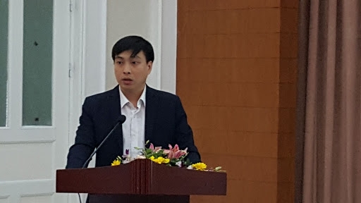 Ông Bùi Nguyễn Anh Tuấn – Phó Chánh Văn phòng Hội đồng cạnh tranh, Bộ Công thương phát biểu
