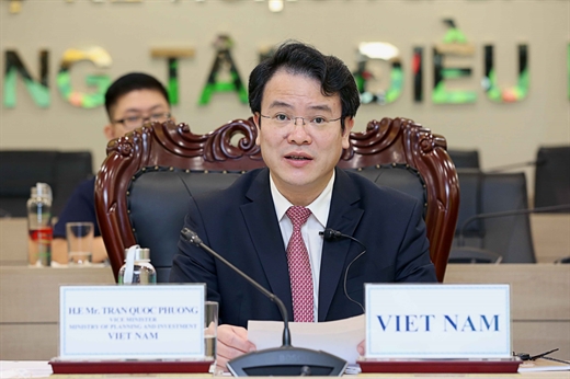 Vice Minister Tran Quoc Phuong at the Meeting