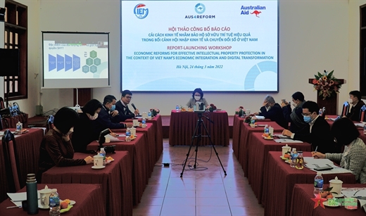 Hội thảo công bố báo cáo “Cải cách kinh tế nhằm bảo hộ sở hữu trí tuệ hiệu quả trong bối cảnh hội nhập kinh tế và chuyển đổi số ở Việt Nam.