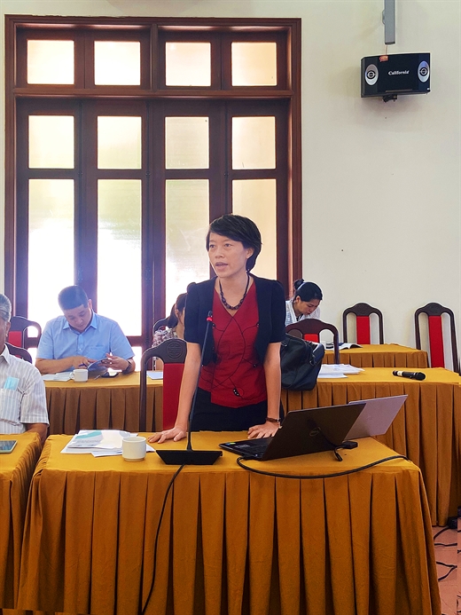Bà Trương Thị Thu Trang (Trung tâm Tư vấn Chính sách nông nghiệp, Viện Chính sách và Chiến lược phát triển nông nghiệp nông thôn)