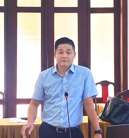 Phó trưởng Ban Nghiên cứu kinh tế ngành và lĩnh vực (CIEM) Ths. Nguyễn Văn Tùng trình bày