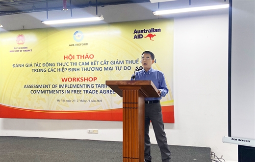 TS. Lê Quang Thuận, chuyên gia Aus4Reform phát biểu.