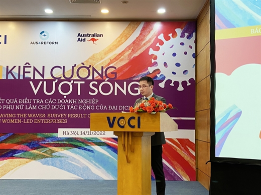 Theo ông Đậu Anh Tuấn, đóng góp của doanh nghiệp do phụ nữ làm chủ vào tăng trưởng kinh tế - xã hội của Việt Nam thời gian qua vẫn rất tích cực